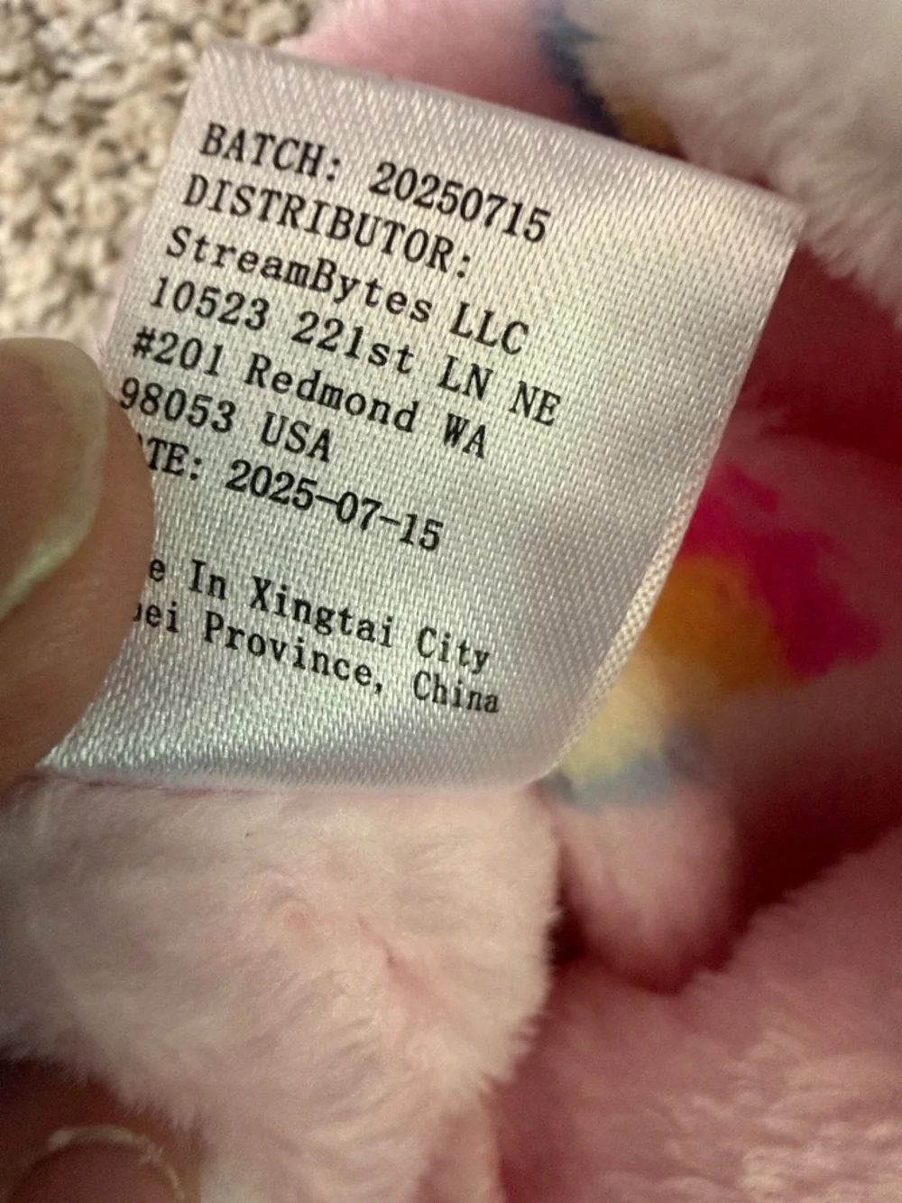 Pink Fleece Unicorn & Rainbow Girls Pajama Pants -like new Size 12-L